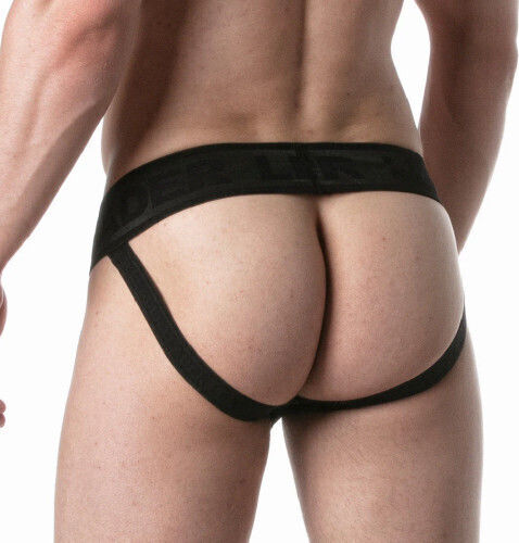 Leader Herren Jockstrap Schwarz