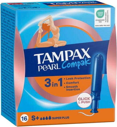 Tampax Compak Pearl Super Plus 16 Броя