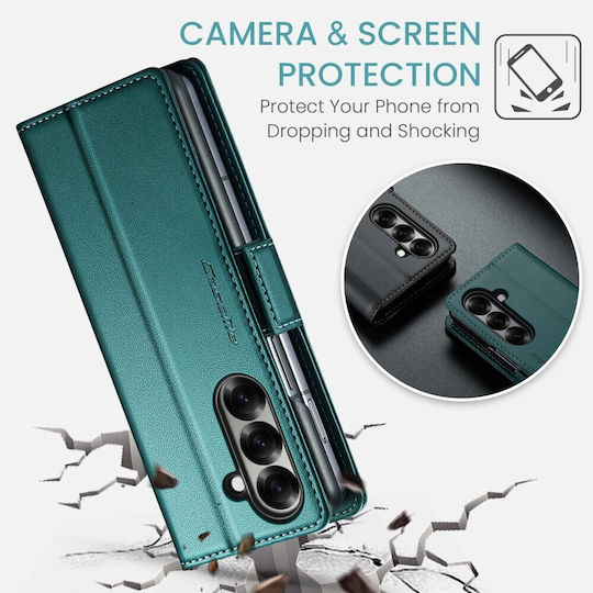 Caseme Портмоне Зелен (Galaxy Z Fold7)