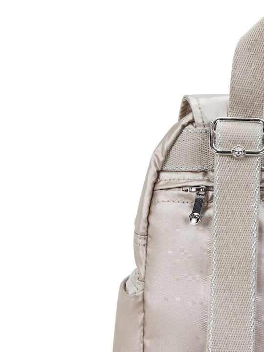 Kipling City Zip Ασημί
