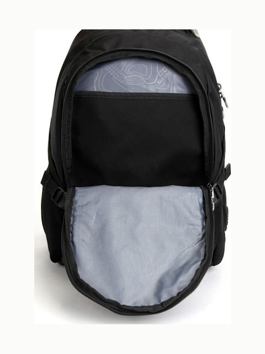 Suissewin Backpack Αδιάβροχο 30lt Μαύρο