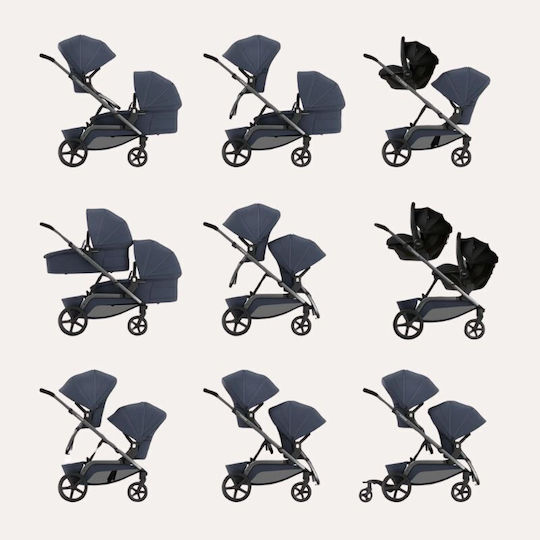 Redsbaby Nuvo Adjustable 2 in 1 Baby Stroller Suitable for Newborn Ivy