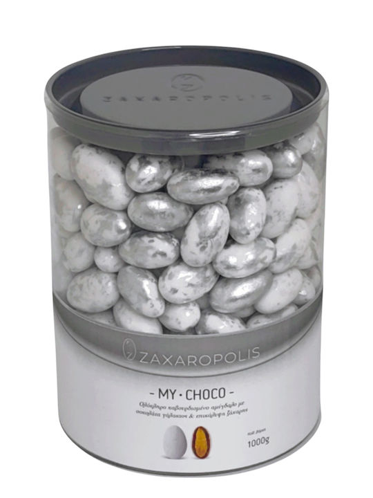 Zaxaropolis My Choco Classic Jordan Almonds Silver 1000gr