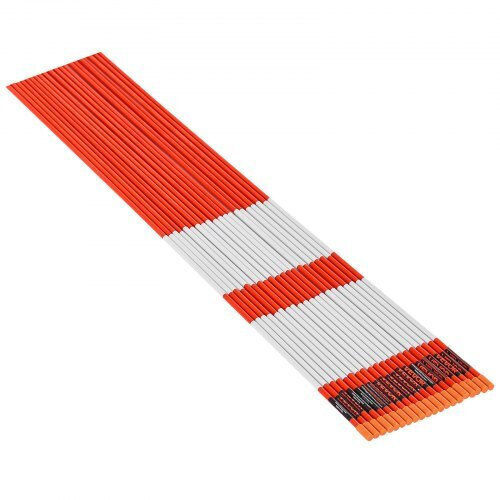 Vevor Garden Fencing Supplies Steel 20 Pieces Orange