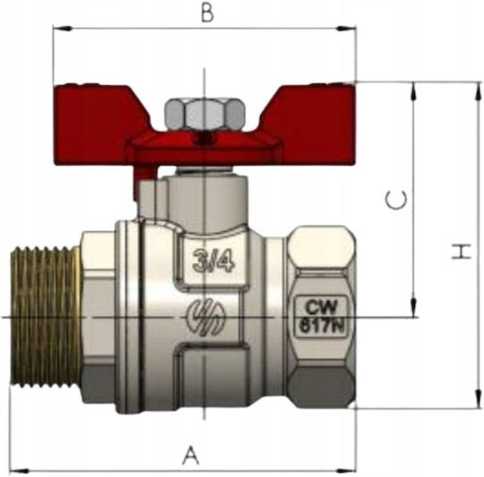 Arco Valve / Switch 1/2" Male/Female