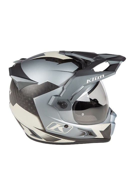 Klim Dual Krios Pro Charger Grey Κράνος Μηχανής On-Off ECE 22.06 με Pinlock