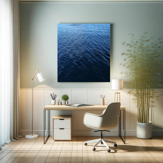 Deep Blue Sea Gemälde Βαθige Blaue See 70x70