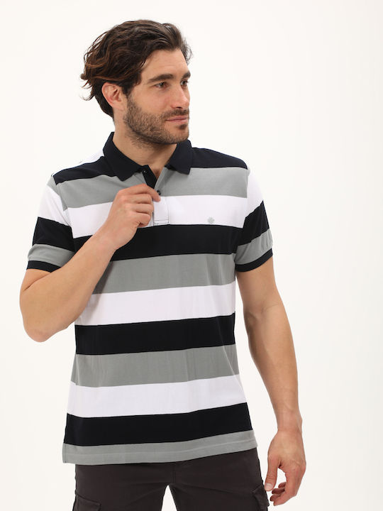 Polo Short Sleeve Blouse Gray