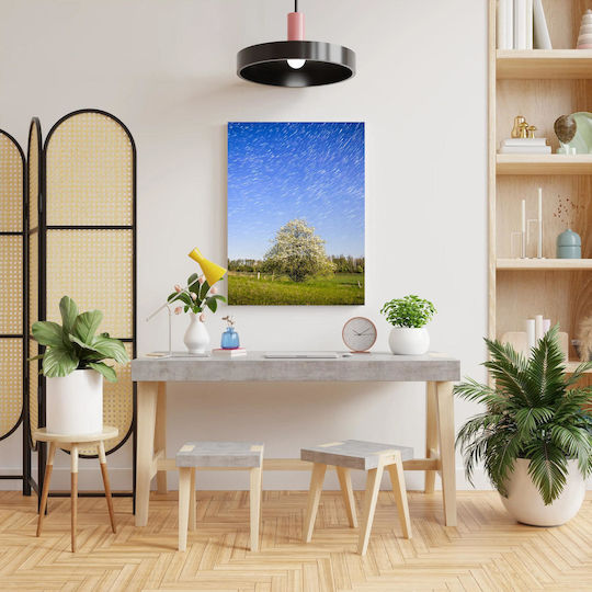 Painting Tree Under Starry Night Sky Tree Under Starry Night Sky 70x100