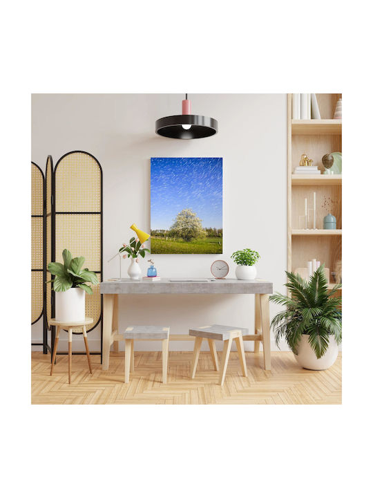 Πίνακας Tree Under Starry Night Sky Δέντρο Κάτω Έναστρο Νυχτερινό Ουρανό 115x170
