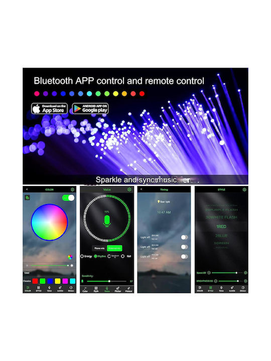 Smart Rgbw Starry Ceiling Fiber Optic Kit Декоративна Лампа