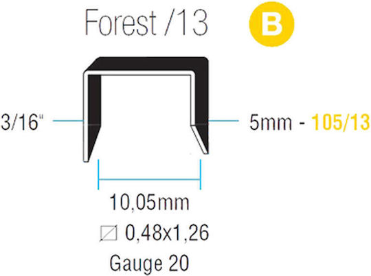 Скоби Forest 105-13/5.000