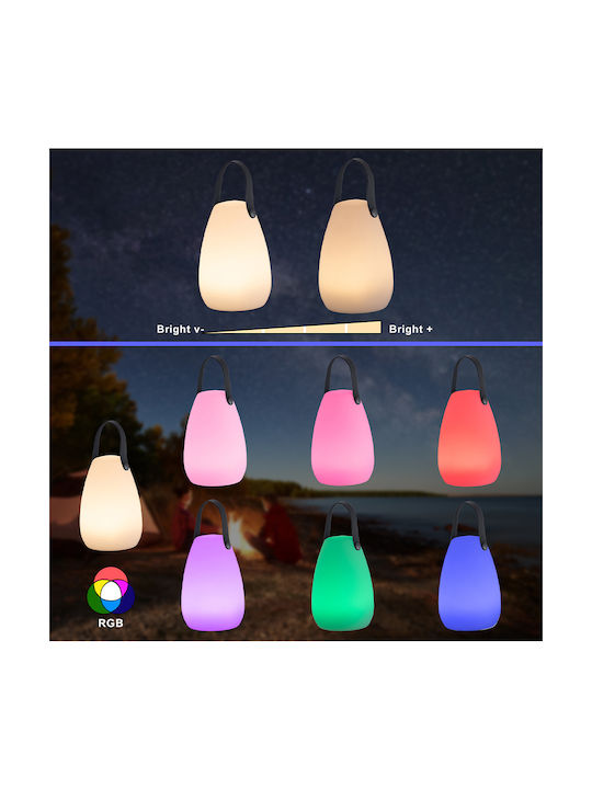 Bakaji Διακοσμητικό Φωτιστικό LED RGB 14x14εκ.
