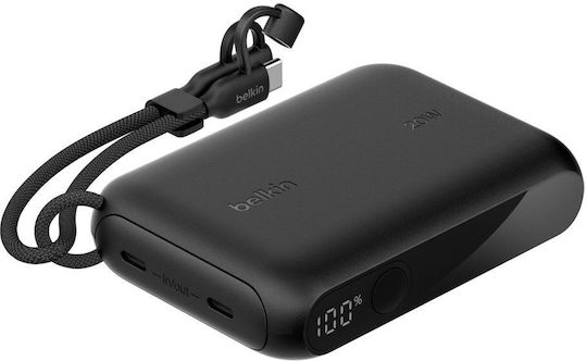 Belkin BoostCharge Power Bank 10000mAh 20W με 2 Θύρες USB-C Power Delivery Μαύρο