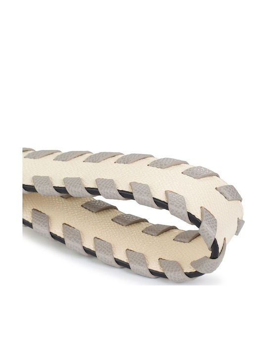Ключодържател Дамски Tous Бежово-сив 2002286802 Llavero Ribbon Braid 261
