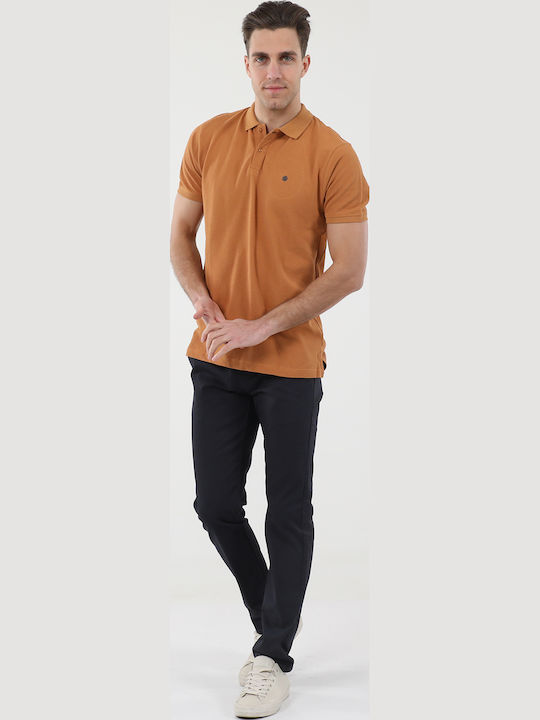 Polo Short Sleeve Blouse Brown