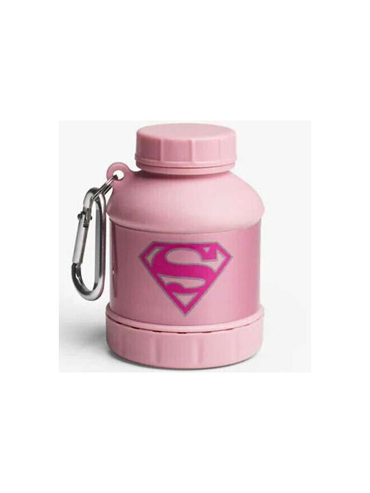 SmartShake Whey2Go SmartShake Shaker Πρωτεΐνης 110ml Πλαστικό Ροζ Supergirl
