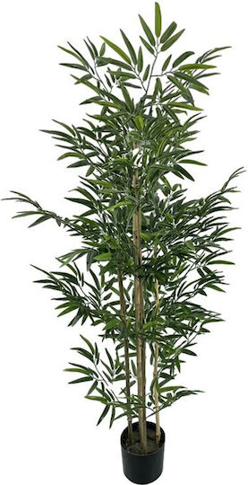 Decorative Bamboo Plant Potted Inart Green Pp H150cm Decorative Bamboo Plant Potted Inart Green Pp H150cm