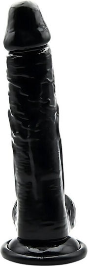 Loving Joy Realistisches Dildo mit Hoden Schwarz