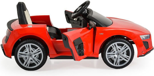 Audi R8 Spyder Едноместен с Дистанционно Управление 12 Волта Червен за 3+ Години