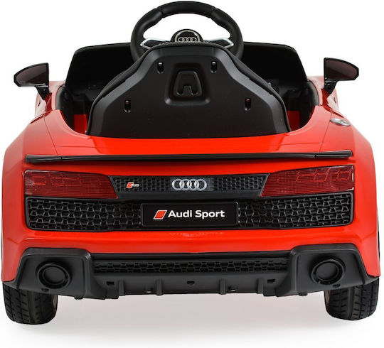 Audi R8 Spyder Едноместен с Дистанционно Управление 12 Волта Червен за 3+ Години