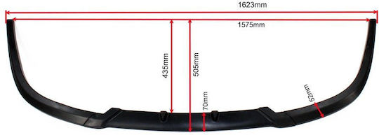 Universal Vorderseite Spoiler & Stoßstangen Schwarzes Matt 1m0805900