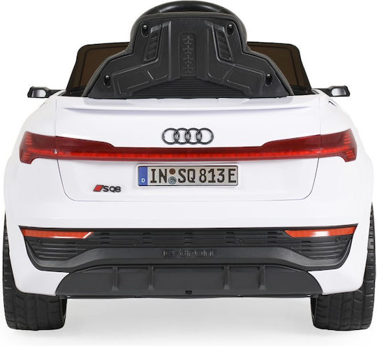 Audi SQ8 Μονοθέσιο με Τηλεκοντρόλ Τύπου 12 Volt Λευκό για 3+ Ετών