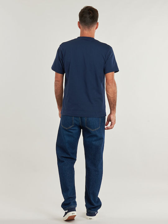 Left Chest T-shirt Navy Blue