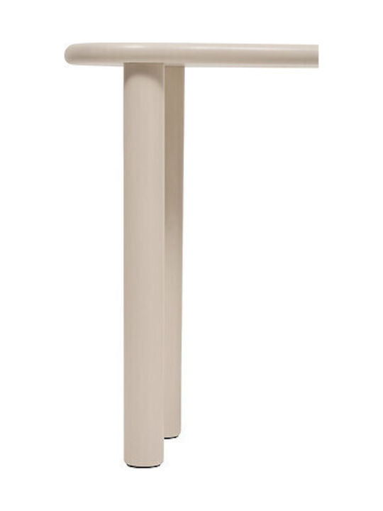 Desk Wooden Ecru 100x40x80cm