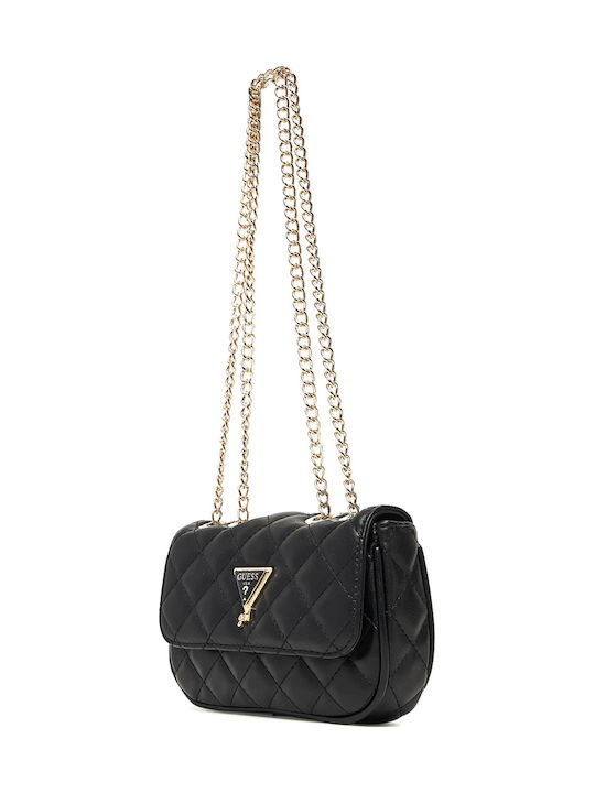 Guess Παιδική Τσάντα Ώμου Μαύρη 19x12x3.5εκ.