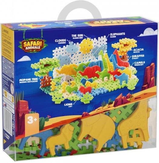 Marioinex Safari Animals Building Blocks for 3+ Years 100 Pieces