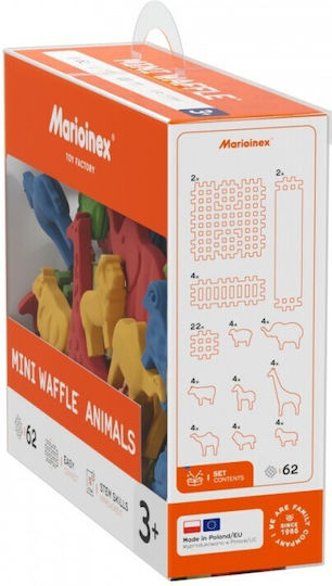 Marioinex Animals Building Blocks for Ages 3+ 62 Pieces