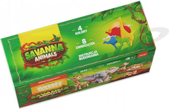 Marioinex Блокчета Animals Savanna за 3+ години 50бр