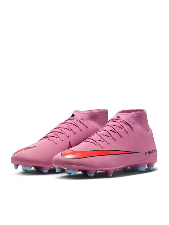 Nike Mercurial Superfly 10 Club Football Shoes with Cleats Pink