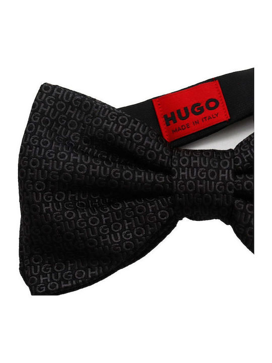 Hugo Παπιγιον Bow Tie All Over Logo Tie Μαυρο