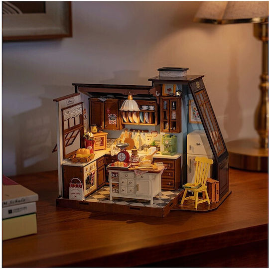 Rolife Construction Toy Wooden Robotime The Baking Kitchen With LED
