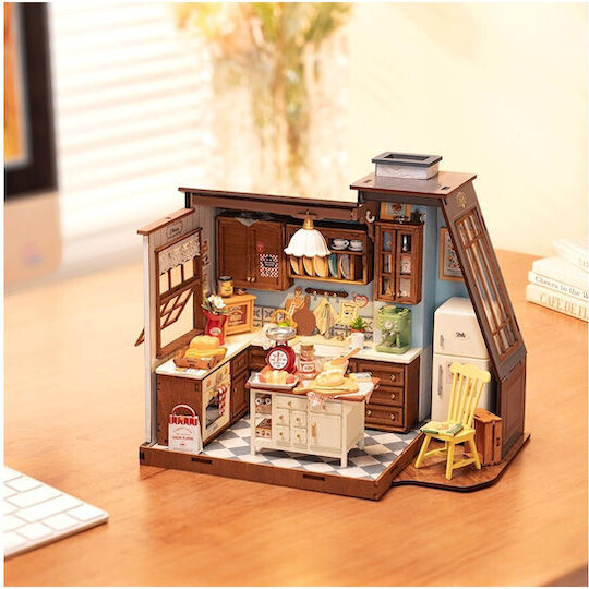 Rolife Construction Toy Wooden Robotime The Baking Kitchen With LED