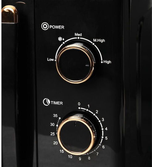 Voltz OV51443E Φούρνος Μικροκυμάτων 20lt Μαύρος