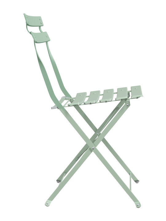 Outdoor-Stuhl Metallisch Fantastic Mint 2Stück 42x42εκ.