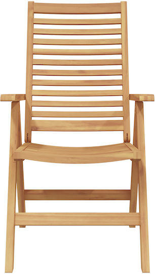 Scaun de exterior Lemn Tecă 6buc 52x60cm