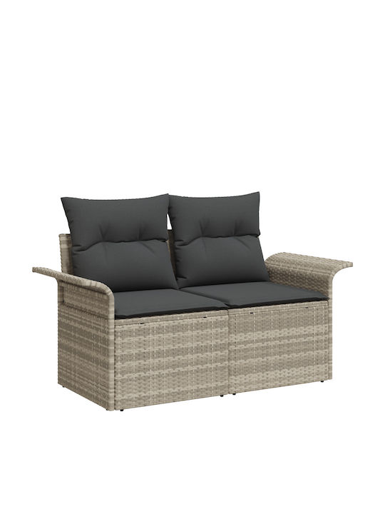 Zweisitziges Sofa Außenbereich Rattan 55x55x37cm