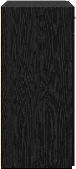 Μπουφές Ξύλινος Μαύρης Δρυς 80x42.5x93.5cm