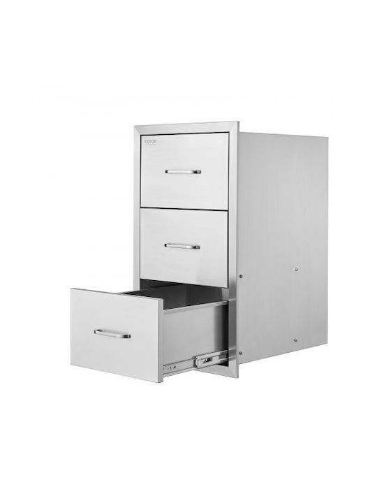 Kitchen Floor Drawer Unit Gray 46.99x57.15x57.15cm