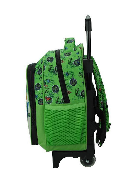 Gim Ninja Turtles Ученическа Раница Куфар Детска Градина с Джоб за Бутилка Зелена 12 Литра 15 x 15 x 25 см