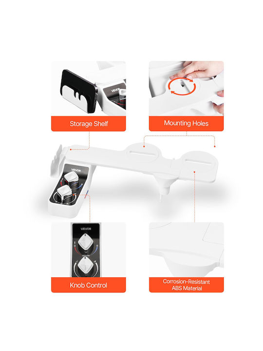 Vevor Bidet Faucet White