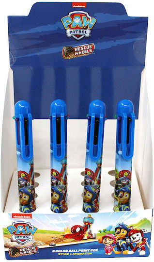 Gim Paw Patrol Rescue Wheels Στυλό Ballpoint Πολλαπλών Χρωμάτων