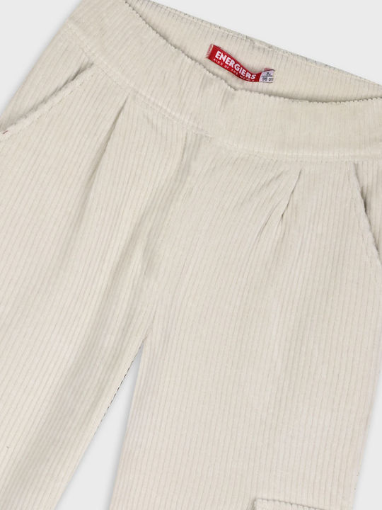 Pantaloni Largi Din Catifea Raiată Gheață 15-125341-2