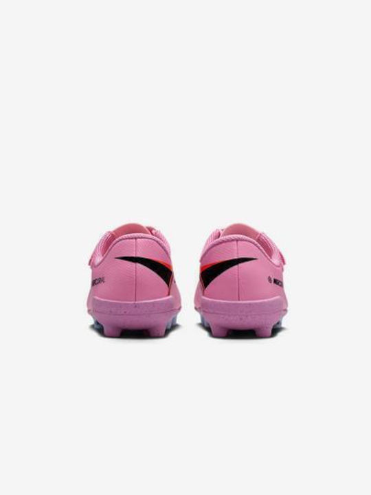 Mercurial Vapor 16 Club MG Kids Soccer Cleats And Shoes Molded Pink