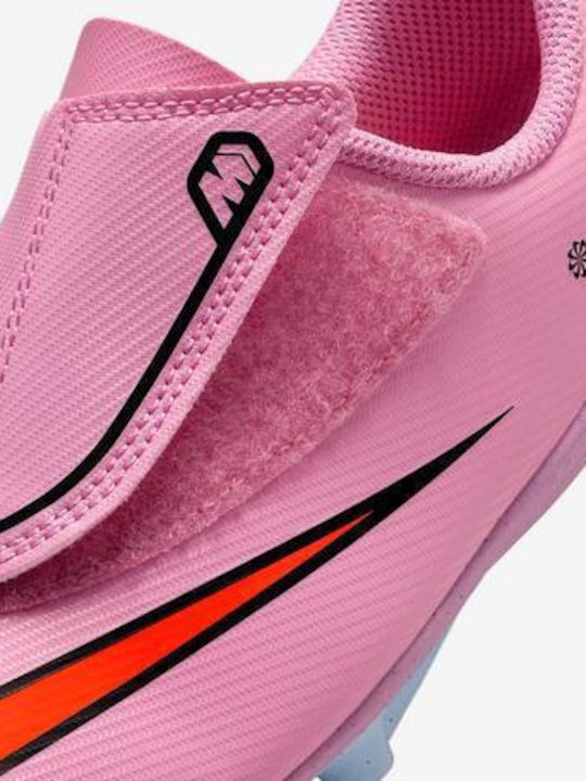 Mercurial Vapor 16 Club MG Kids Soccer Cleats And Shoes Molded Pink