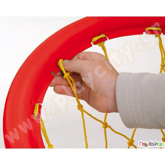 Playcity Παιδική Μπασκέτα Εξωτερικού και Εσωτερικού Χώρου Τοίχου με Μπάλα